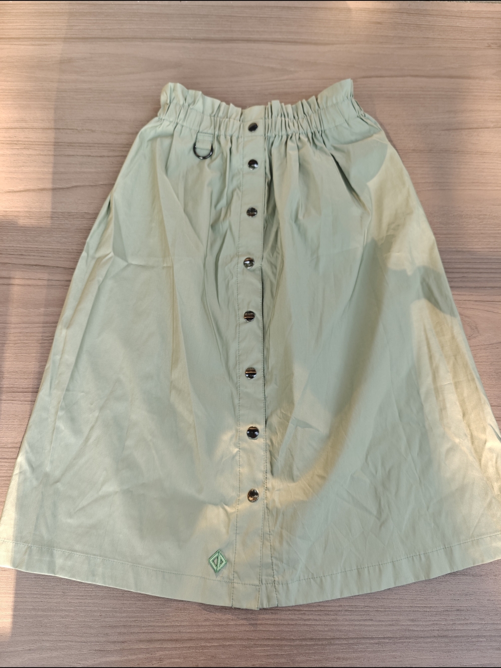 Christian Dior Sports Light Green A-Line Button-Front Skirt